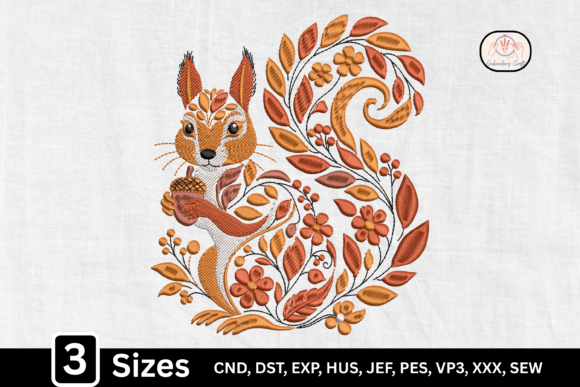 Autumn Forest Woodland Squirrel